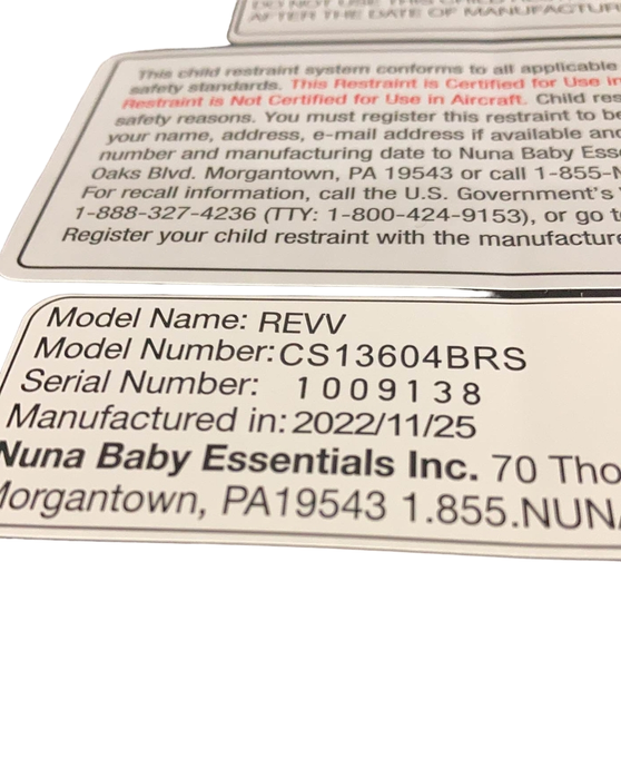 Shop Nuna Revv Rotating Convertible Car Seat, 2022, Brushstroke at Goodbuygears