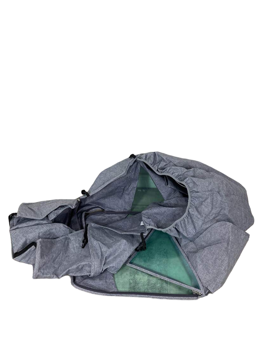 Shop Manito Melange Alpha Stroller Weather Shield, Blue at Goodbuygears