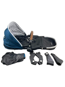 Shop Mockingbird 2nd Seat Kit with Extendable Canopy, 2023, Sea, Windowpane, Silver with Penny Leather at Goodbuygears