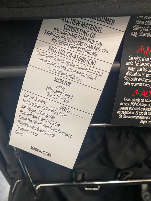 Shop Joovy Caboose Ultralight Graphite Stroller, 2021, Black at Goodbuygears