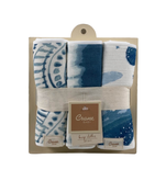 Shop Crane Baby Cotton Muslin Burp Cloth Set, Caspian at Goodbuygears