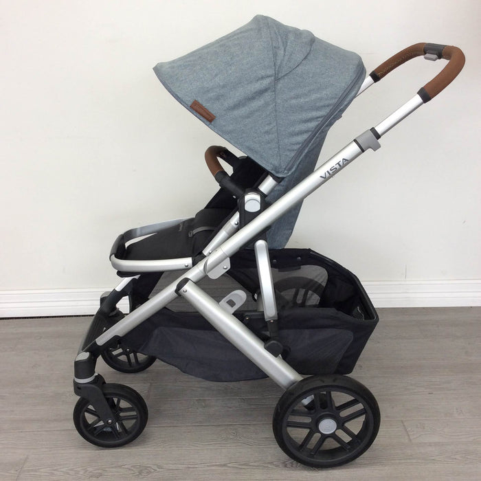 Shop UPPAbaby VISTA V2 Stroller, Gregory (Blue Melange) at Goodbuygears