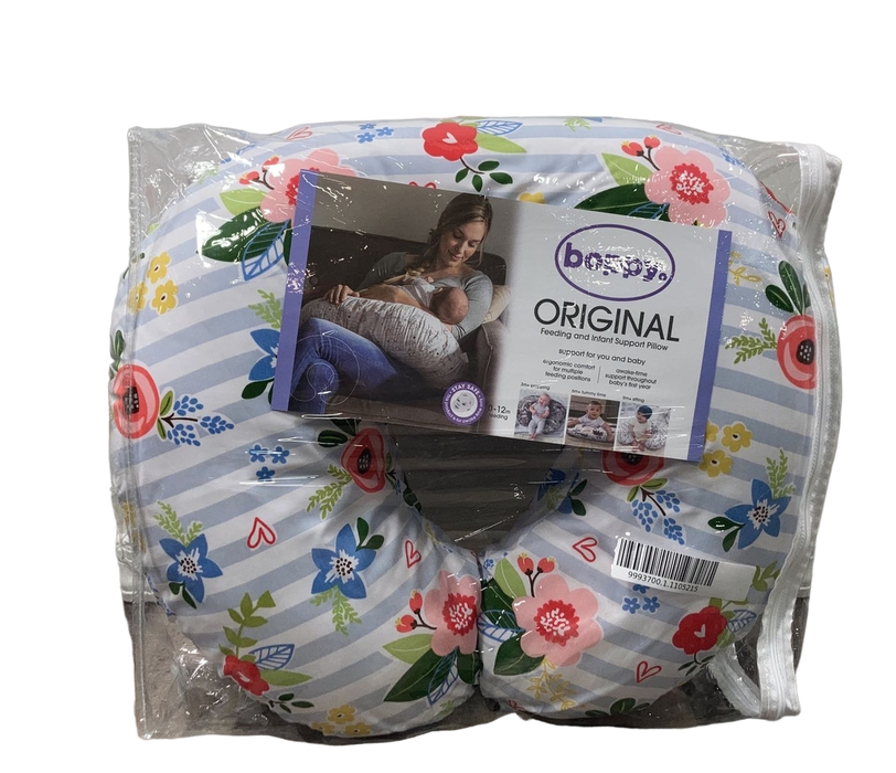 Shop Boppy Nursing and Infant Support Pillow, Blue/Pink Posey at Goodbuygears