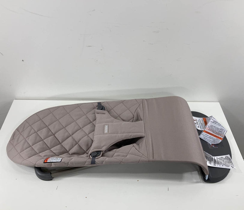 Shop BabyBjorn Bouncer Bliss, Sand Gray, Cotton at Goodbuygears