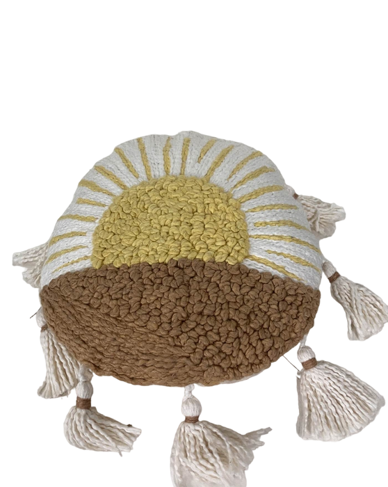 Shop Crane Baby Embroidered Round Pillow, Sun at Goodbuygears