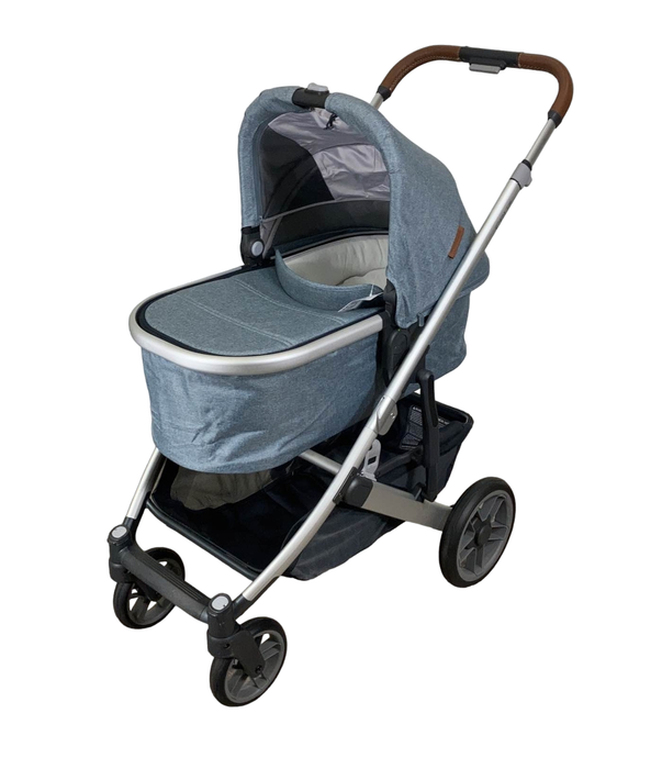 Shop UPPAbaby VISTA V2 Stroller, Bassinet and Frame Only, Gregory (Blue Melange), 2021 at Goodbuygears