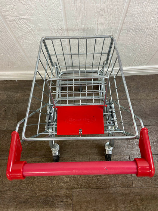 secondhand Melissa & Doug Toy Shopping Cart