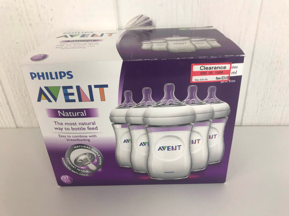 used Philips Avent Natural Baby Bottles