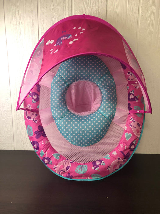 secondhand SwimWays Baby Spring Float with Sun Canopy