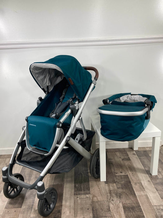 Shop UPPAbaby VISTA V2 Stroller, 2020, Finn (Deep Sea) at Goodbuygears