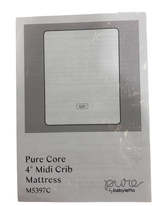 Shop Babyletto Pure Core 4” Midi Crib Mattress With Hybrid Waterproof Cover at Goodbuygears