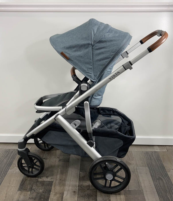 Shop UPPAbaby VISTA V2 Stroller, 2020, Gregory (Blue Melange) at Goodbuygears