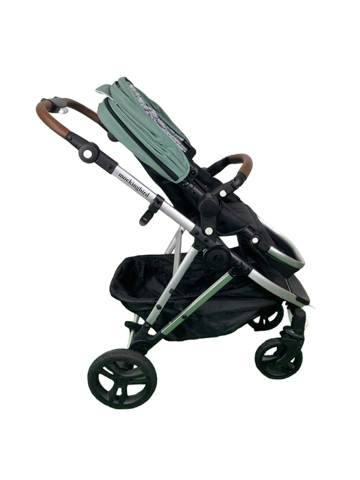 Shop Mockingbird Single 2.0 Stroller, Silver with Penny Leather, 2023, Windowpane, Sage at Goodbuygears