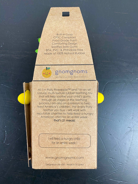 secondhand Gnomgnoms Polly Pineapple Teether