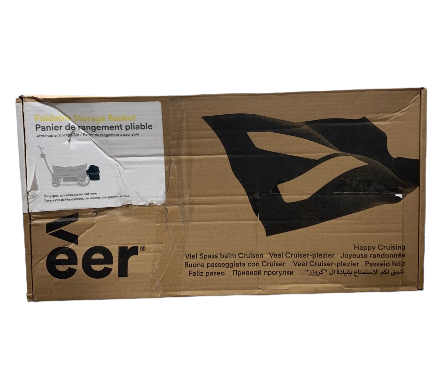 Shop Veer Foldable Storage Basket, 2 Seater, All Terrain Cruiser at Goodbuygears