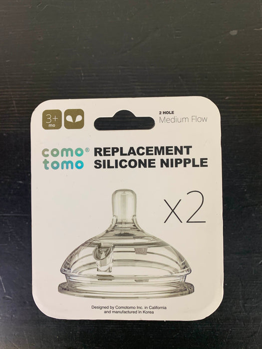 used Comotomo Replacement Nipple Set, Medium flow