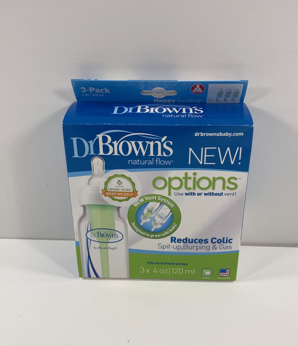 used Dr. Brown's Options 4oz Bottles, 3 Pack