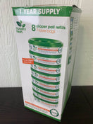 used Munchkin Nursery Fresh Diaper Pail Refills, 8 pack