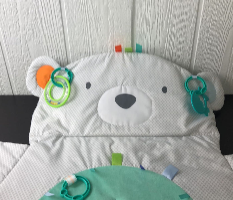secondhand Bright Starts Tummy Time Prop & Play Mat, Bear