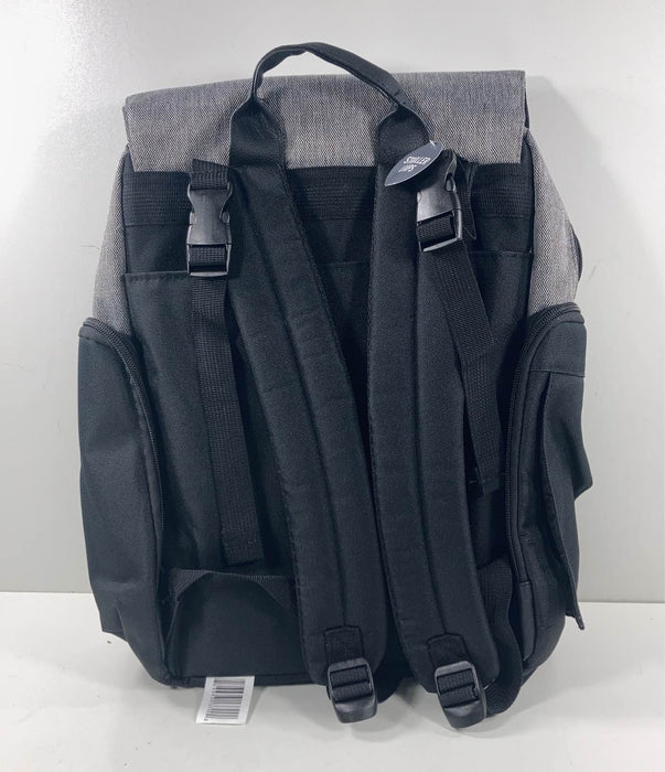 Shop Eddie Bauer Cascade Backpack Diaper Bag, Black/Grey at Goodbuygears