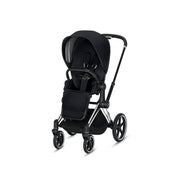 Shop Cybex E-PRIAM Electric Stroller, 2021, Chrome With Black Details, Premium Black at Goodbuygears