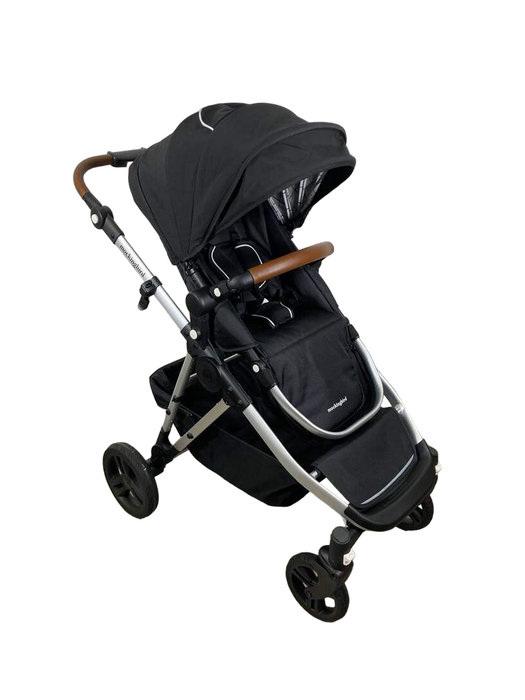 Shop Mockingbird Single to Double 2.0 Stroller, 2023, Silver with Penny Leather, Windowpane, Black at Goodbuygears
