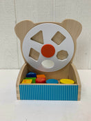 secondhand Melissa & Doug First Play Spin And Feed Shape Sorter