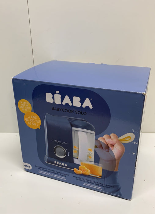 used Beaba Babycook Solo 4-in-1 Baby Food Maker, Navy