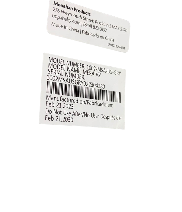 Shop UPPAbaby MESA V2 Infant Car Seat, 2023, Greyson (Charcoal Melange) at Goodbuygears