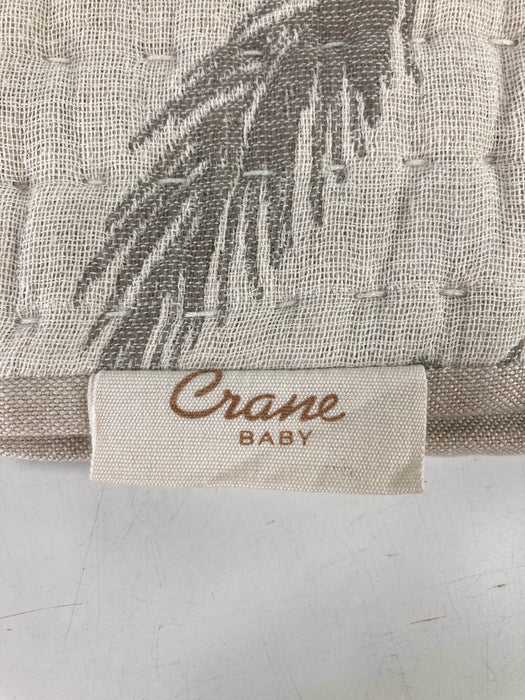 Shop Crane Baby Cotton Muslin Jacquards Pillow, Grey Feather at Goodbuygears
