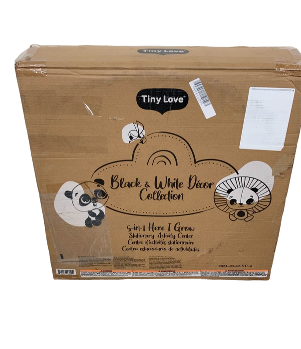 Shop Tiny Love 5-in-1 Stationary Activity Center, Black & White at Goodbuygears