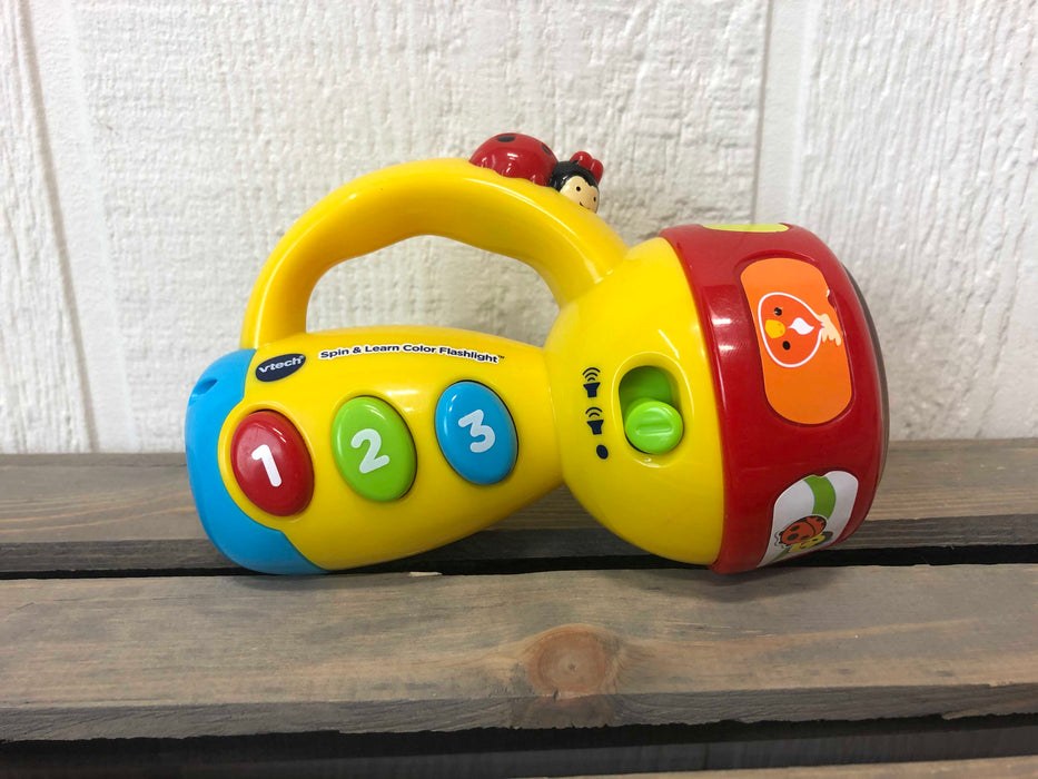 used VTech Spin & Learn Color Flashlight