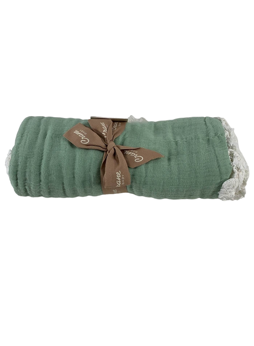 Shop Crane Baby 6 Layer Muslin Blanket, Evergreen at Goodbuygears