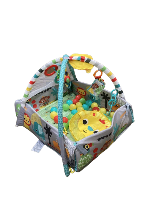 used Bright Starts 5-in-1 Your Way Ball Play Activity Gym, Green