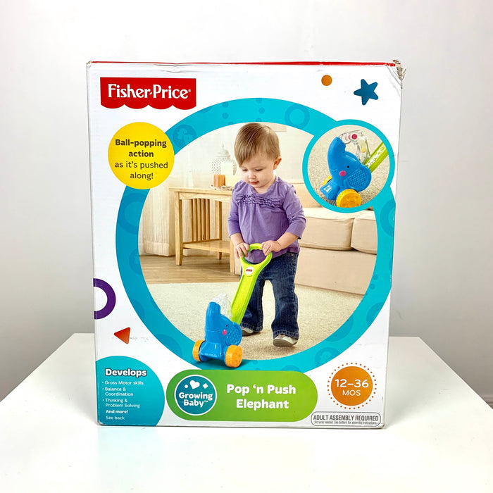 used Fisher Price Pop ‘n Push Elephant