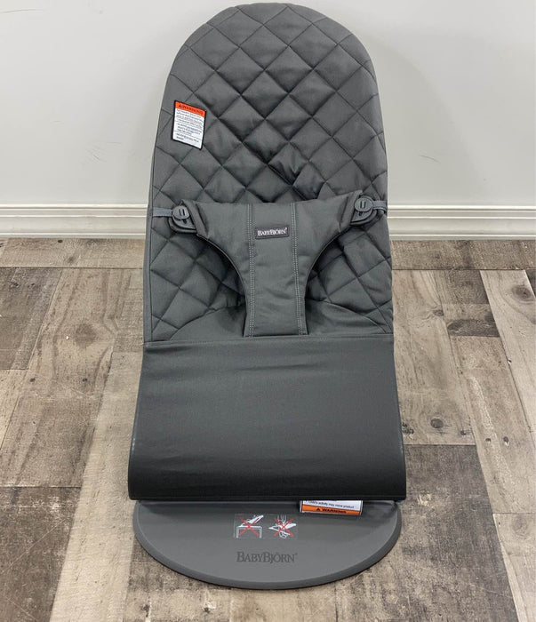 Shop BabyBjorn Bouncer Bliss, Anthracite, Cotton at Goodbuygears