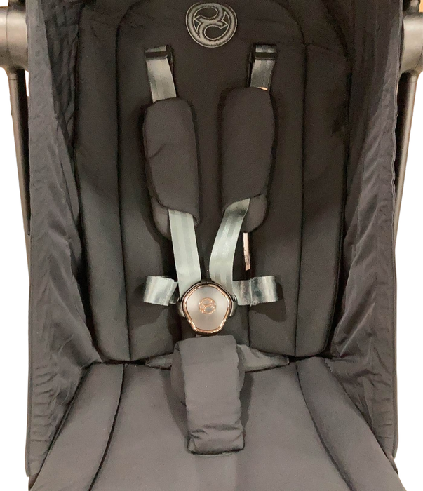 Shop Cybex Coya Stroller, 2023, Rose Gold, Sepia Black at Goodbuygears