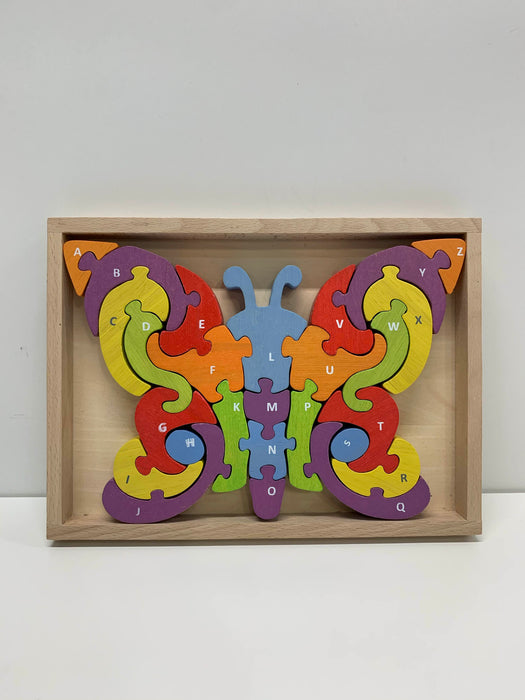 used Begin Again Butterfly A to Z Puzzle