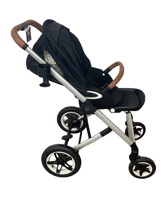 Shop Cybex Talos S Lux Stroller, 2022, Moon Black (Silver Frame) at Goodbuygears