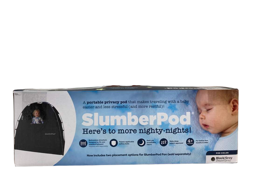 Shop SlumberPod 3.0 Sleep Canopy, Black with Gray Accents at Goodbuygears