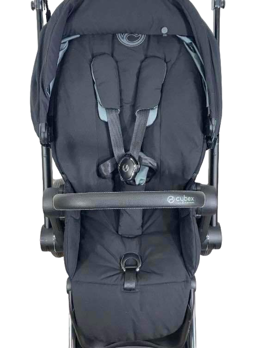 Shop Cybex E-PRIAM Electric Stroller, 2021, Chrome With Black Details, Premium Black at Goodbuygears