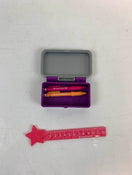 used American Girl Doodle Backpack Set