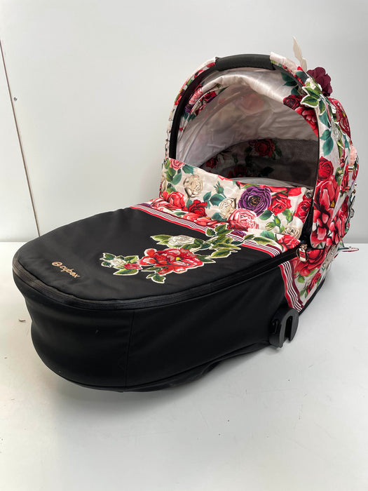 Shop Cybex MIOS LUX Carry Cot, Beige Spring Blossom at Goodbuygears