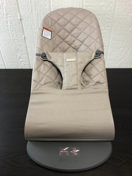 Shop BabyBjorn Bouncer Bliss, Sand Gray, Cotton at Goodbuygears