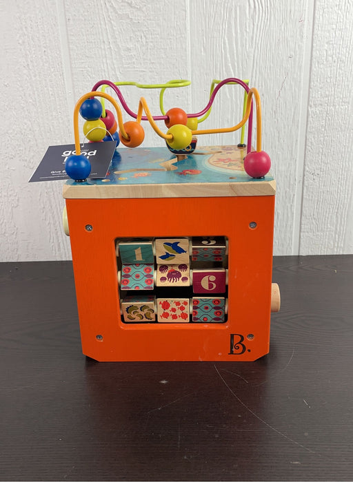 secondhand B. toys Underwater Wooden Activity Cube