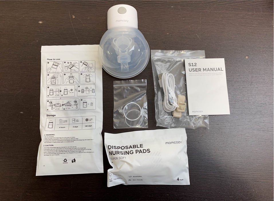 secondhand Momcozy S12 Wearable Electric Breast Pump