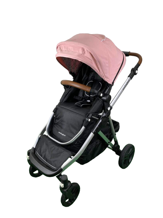 Shop Mockingbird Single to Double 2.0 Stroller, 2023, Silver with Penny Leather, Windowpane, Bloom at Goodbuygears