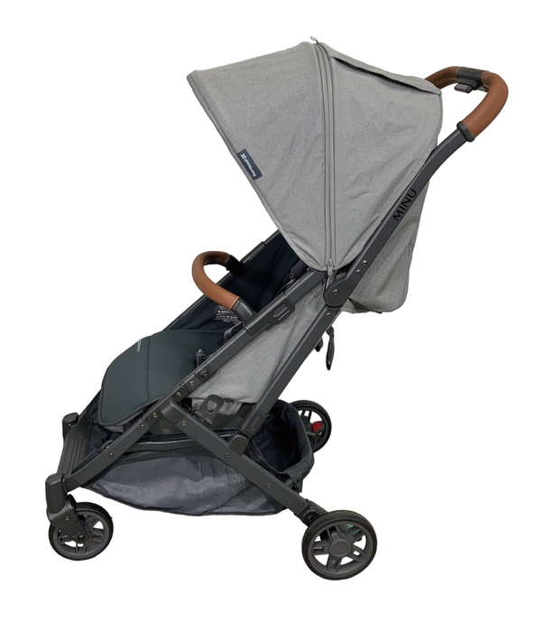 Shop UPPAbaby MINU V2 Stroller, 2022, Greyson (Charcoal Melange) at Goodbuygears