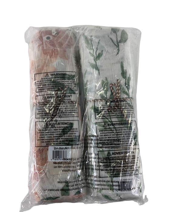 Shop Crane Baby Cotton Muslin Swaddle Set of 2, Parker at Goodbuygears