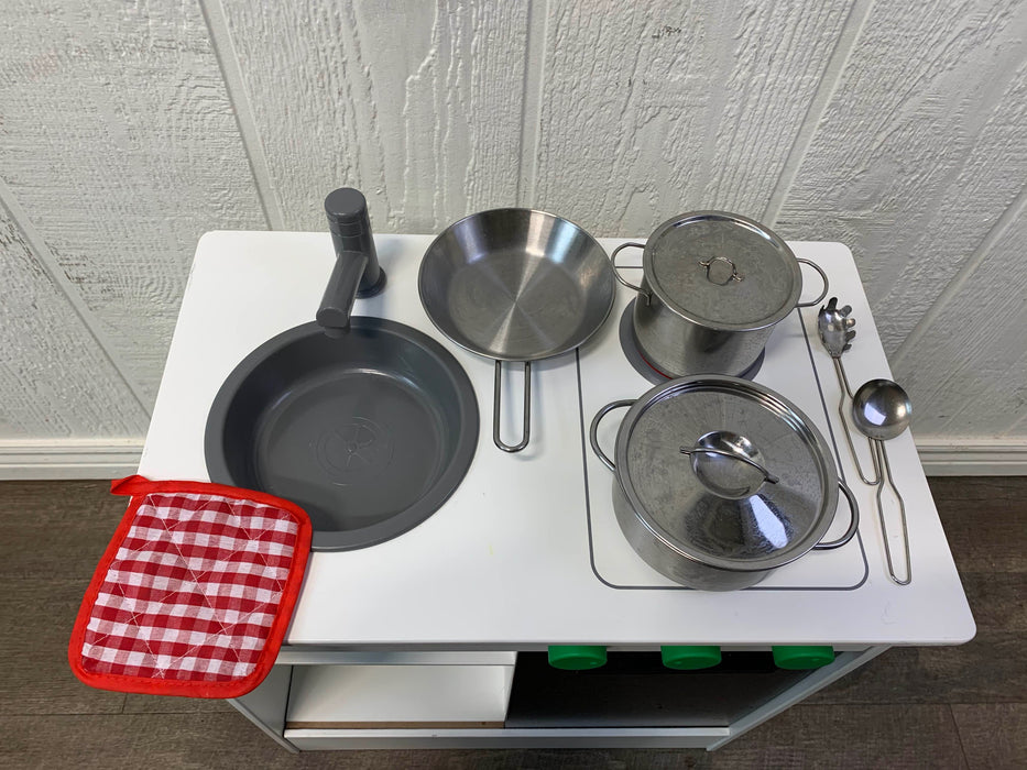 secondhand IKEA NYBAKAD Play Kitchen, With Accessories